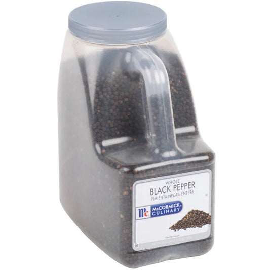 McCormick Culinary Whole Black Pepper - 5.75 lb.