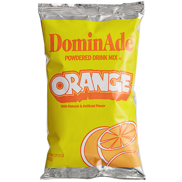 DominAde 21.6 oz. Orange Drink Mix - 12/Case