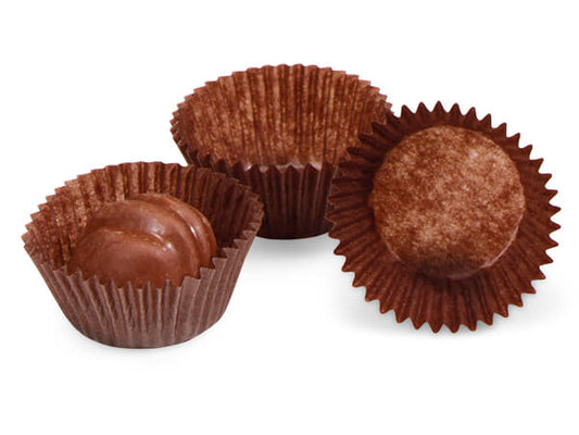 Glassine Chocolate Candy Cups, 1-1/8x13/16", 1000 Pack