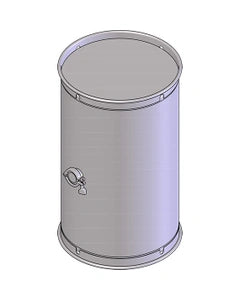 30 Gallon Stainless Steel Wine Barrel w/2" Tri-Clover