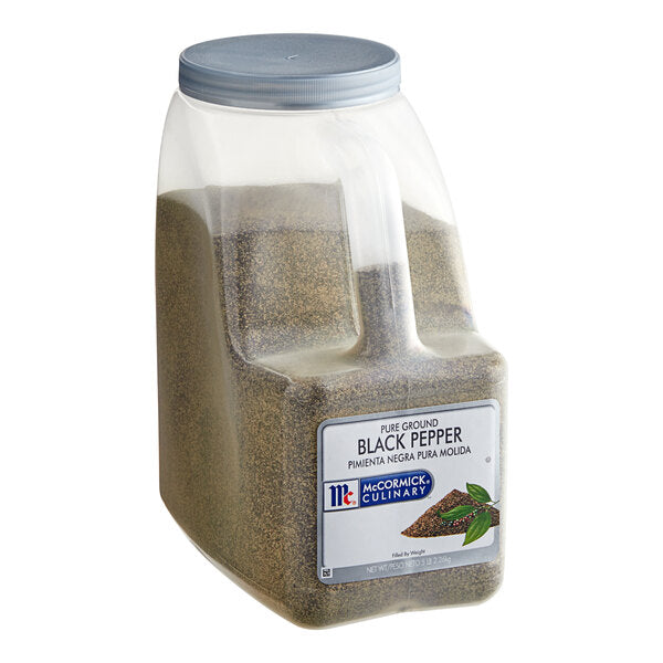 McCormick Culinary Pure Ground Black Pepper 5 lb.