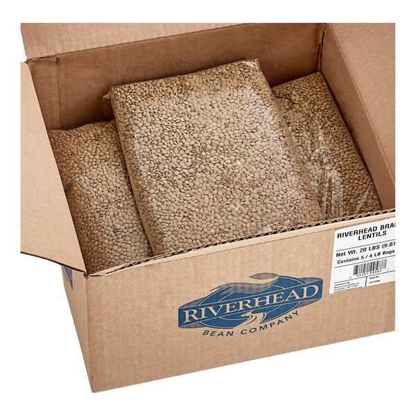 Dried Lentil Beans - 20 lb.