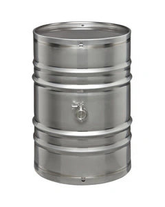 55 Gallon Stainless Steel Wine Barrel w/2" Tri-Clover