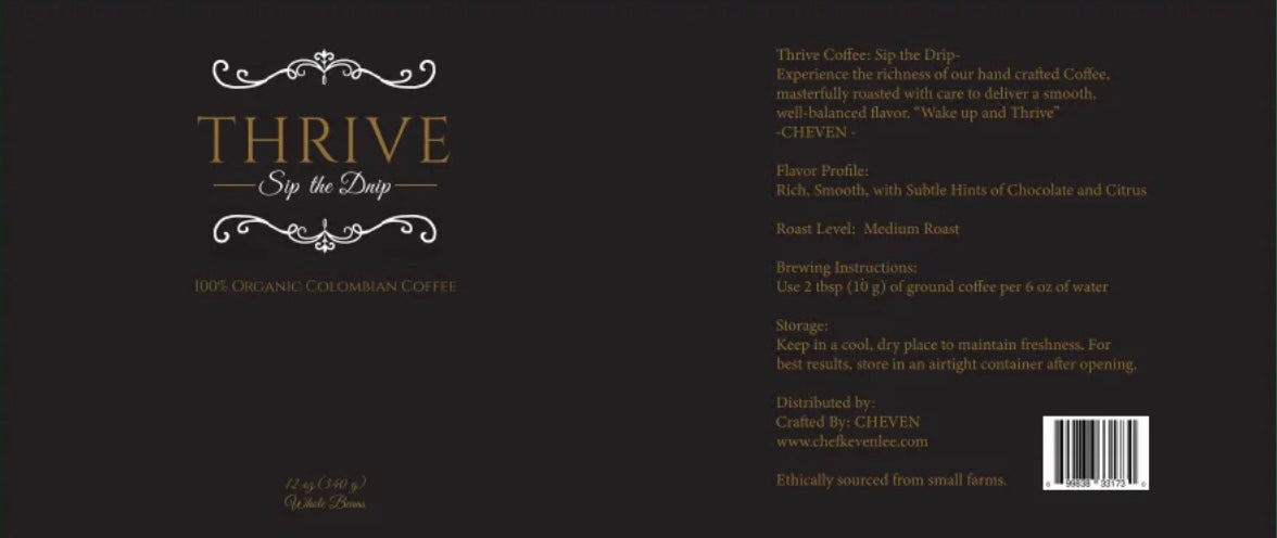 Thrive 100% Pure Colombian Coffee