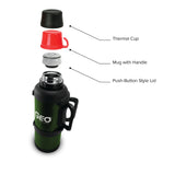 GEO 3.6L Vacuum Insulated Thermos w/ Cup - Multiple Colors