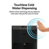 BRIO Moderna Touchless  Black Stainless Bottom Load Water Cooler