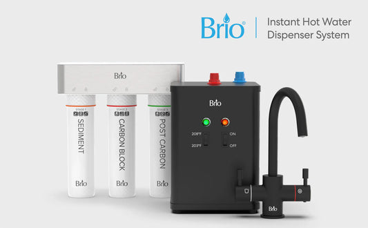 Brio 3-Stage Instant Hot Water Undersink Dispenser System – Matte Black