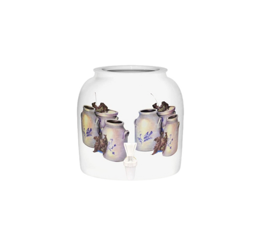 GEO Porcelain Ceramic Crock Water Dispenser - Autumn Jars