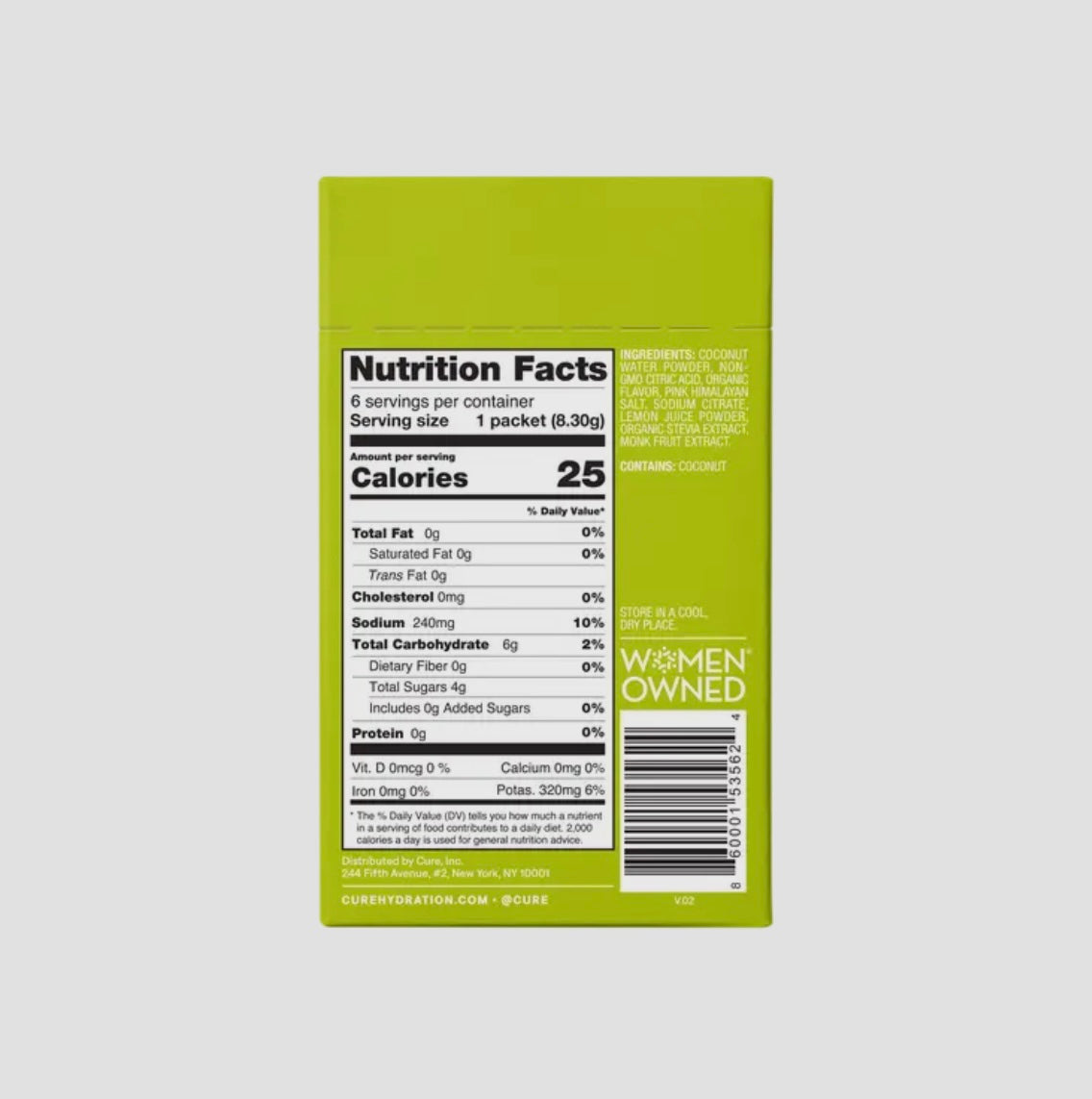 CURE Electrolyte Drink Mix - Lime