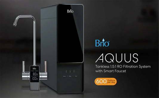 Brio AQUUS Tankless RO Undersink Filtration System 600 GPD